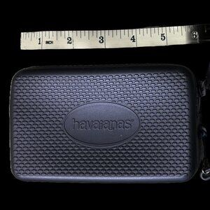 Havaianas Silicone Mini Bag Water Resistant Beach Phone Case Purse Blue - C10